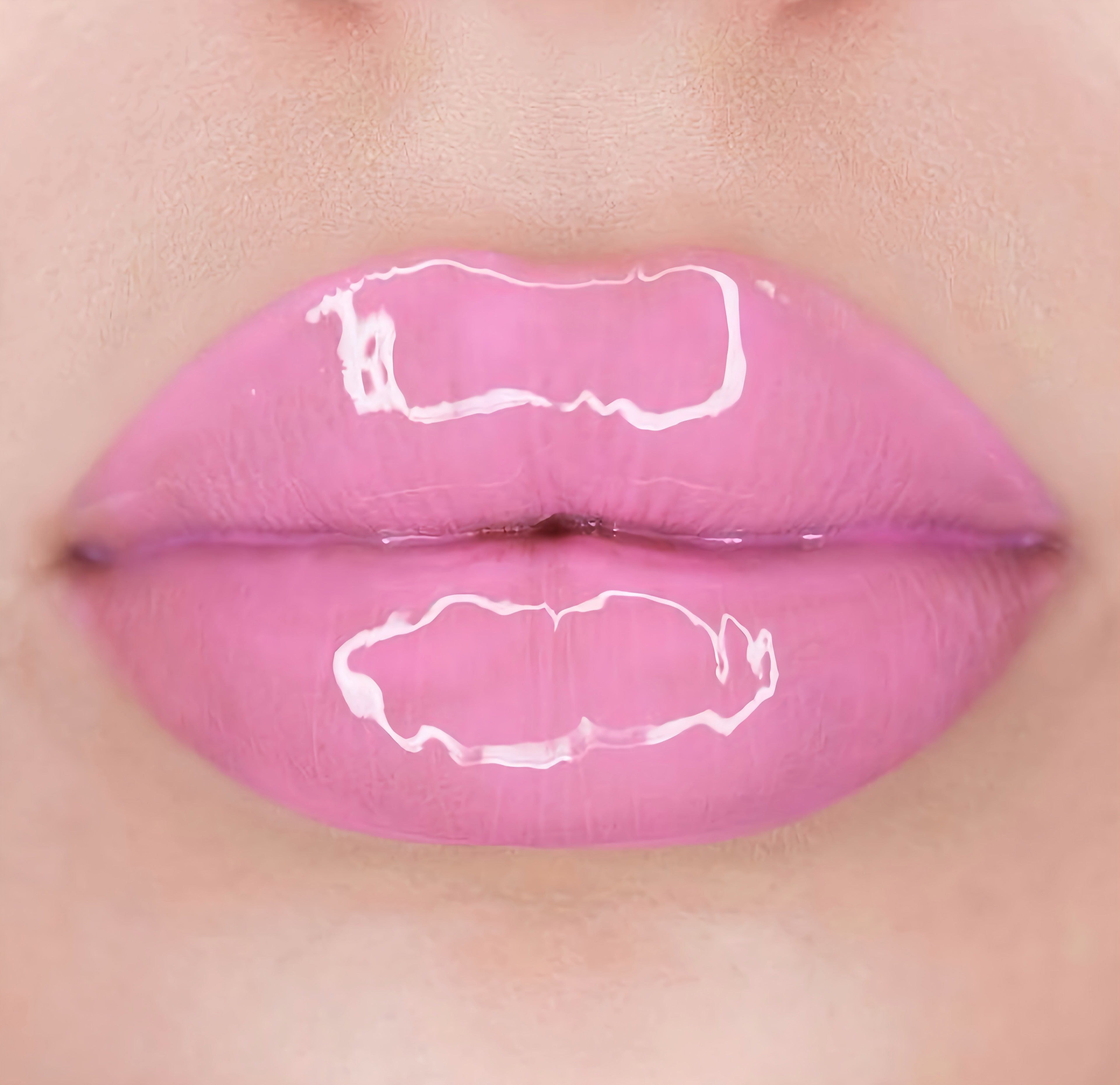 Organic-Vegan PINK LIPGLOSS With Strawberries