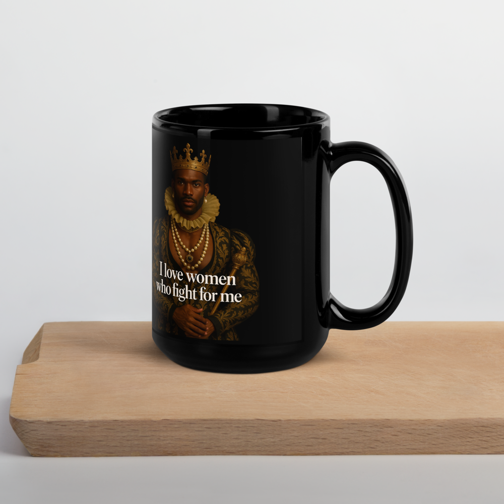 Black Glossy Mug