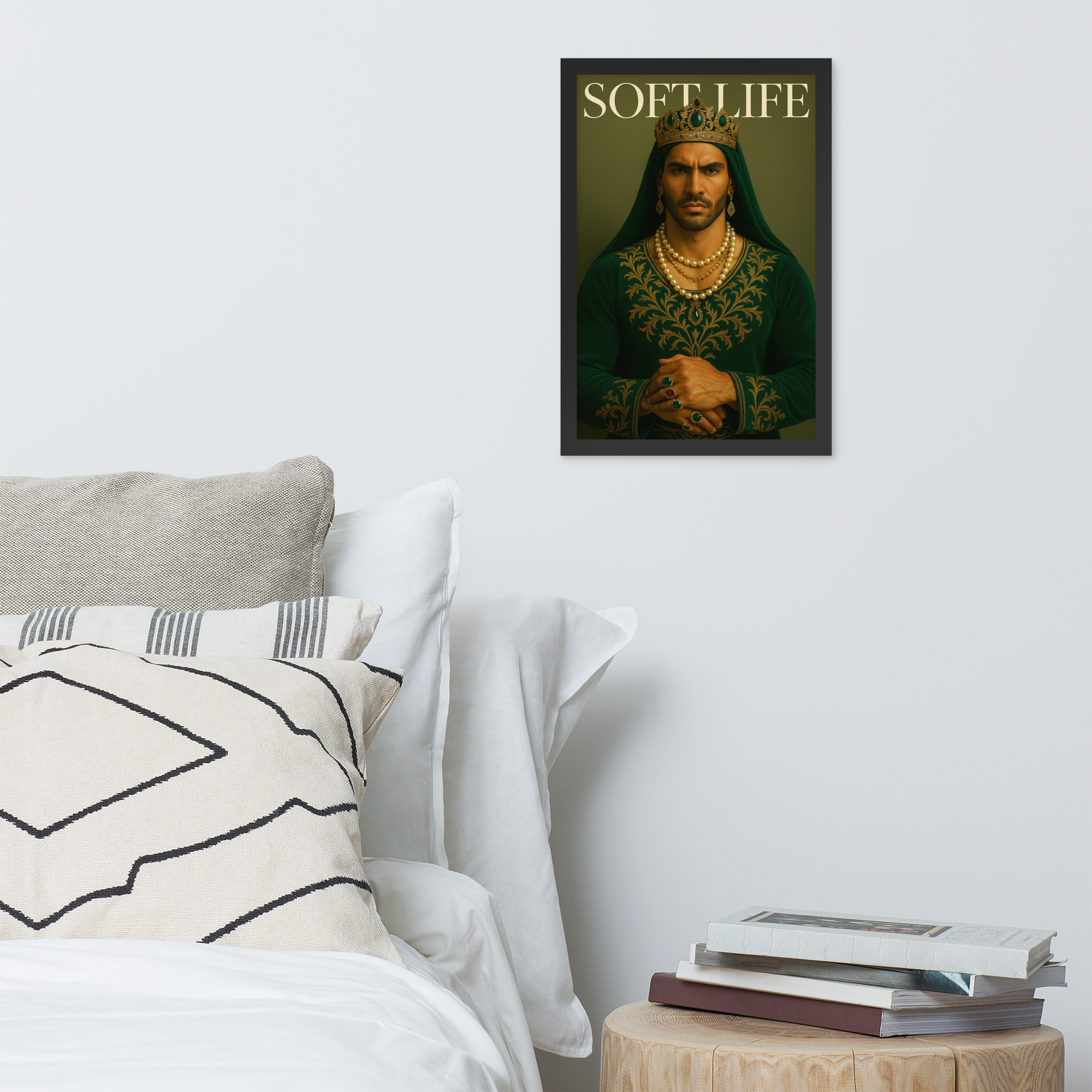 Framed photo paper poster