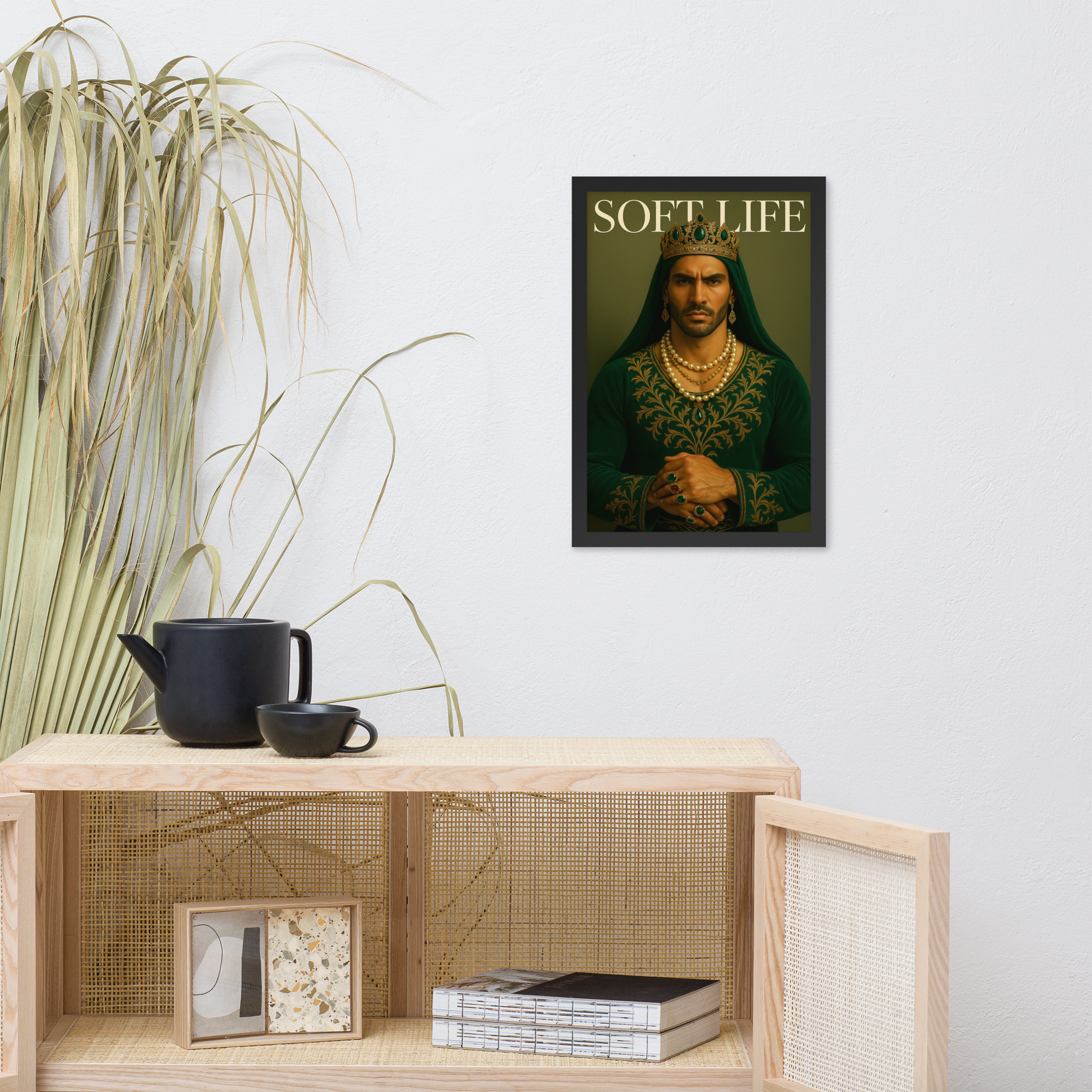 Framed photo paper poster