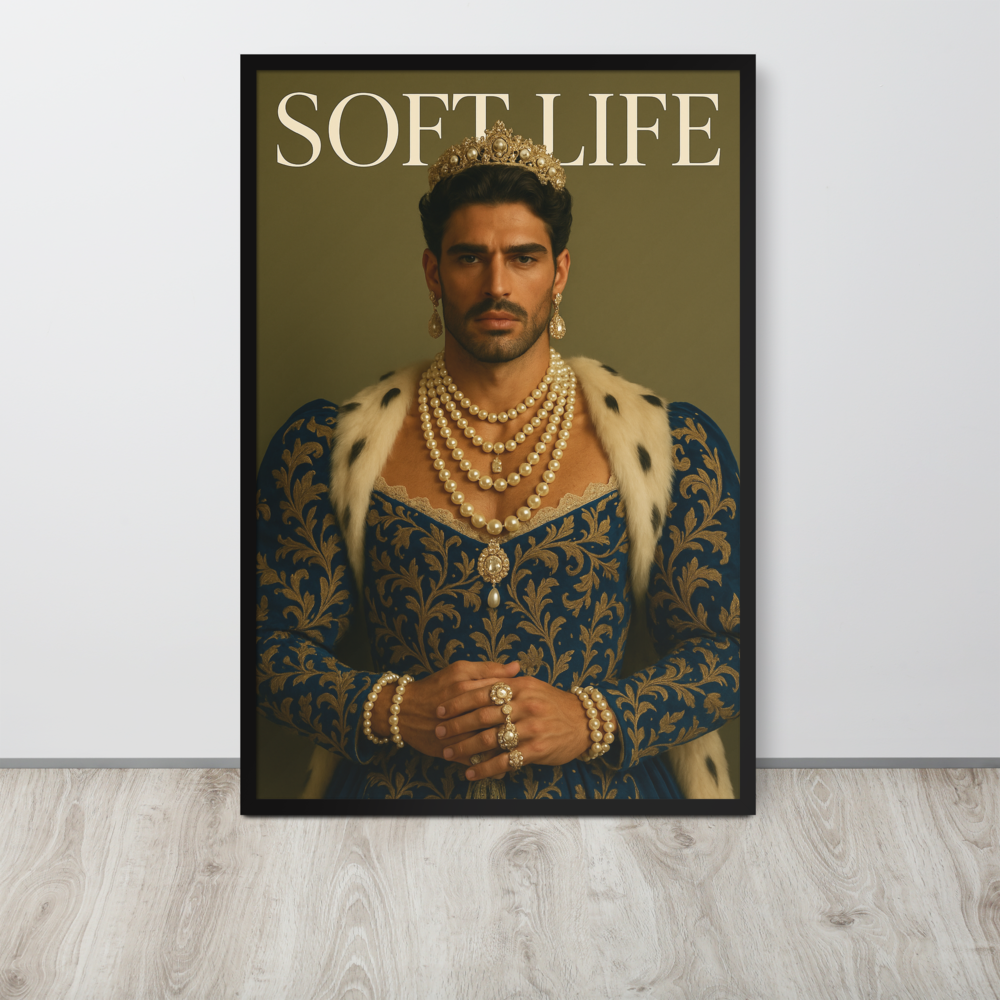 Framed photo paper poster
