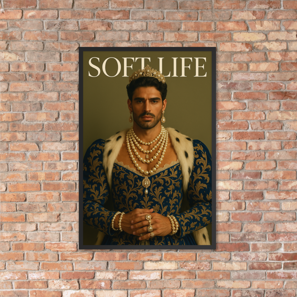 Framed photo paper poster