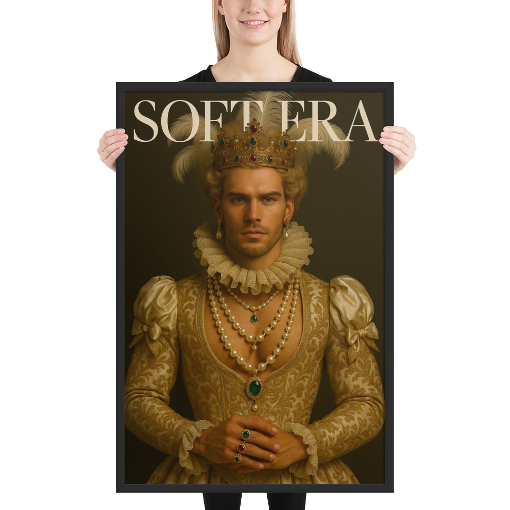 Framed photo paper poster