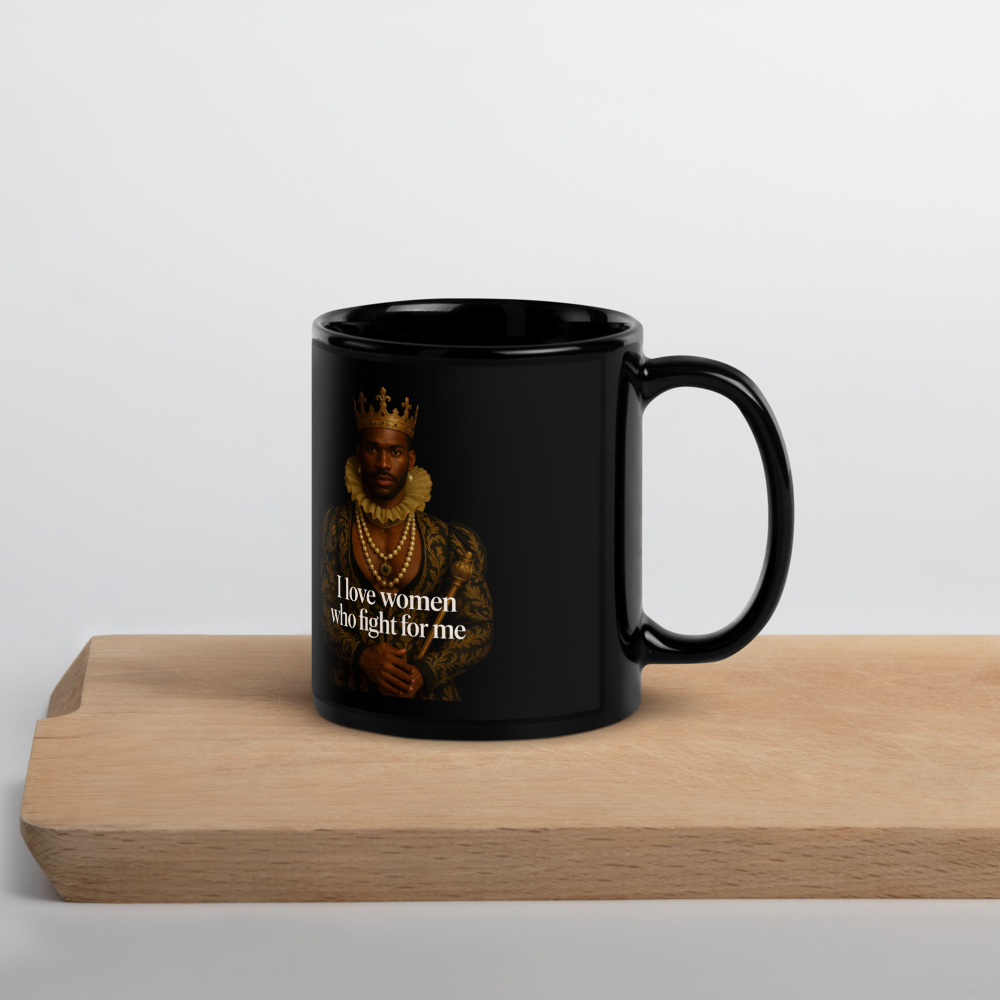 Black Glossy Mug