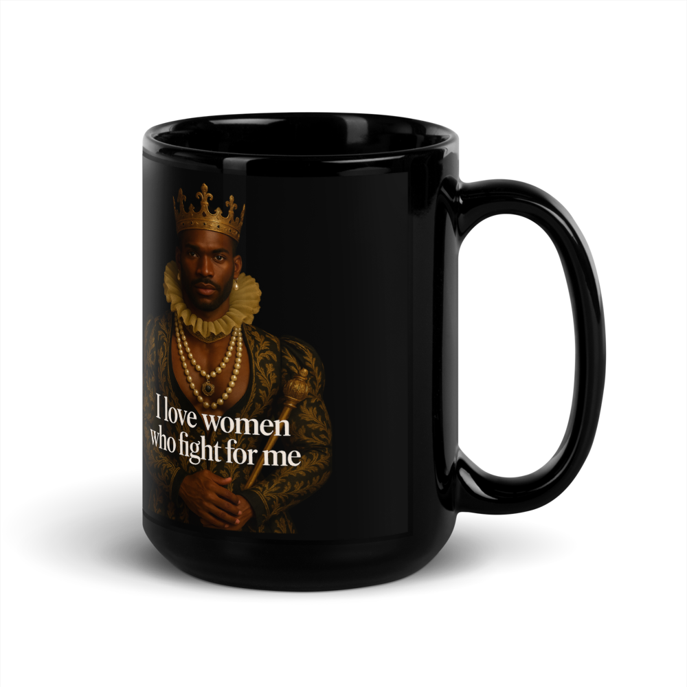 Black Glossy Mug