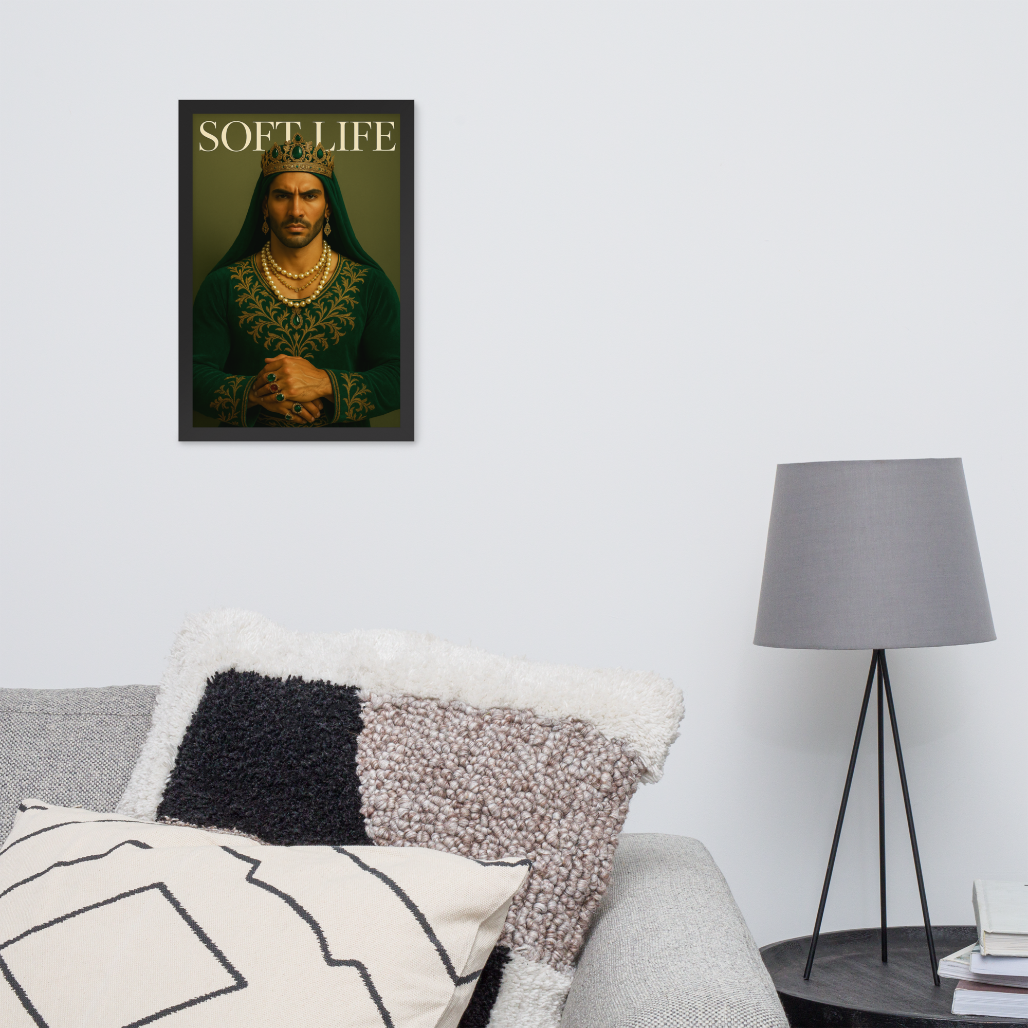 Framed photo paper poster