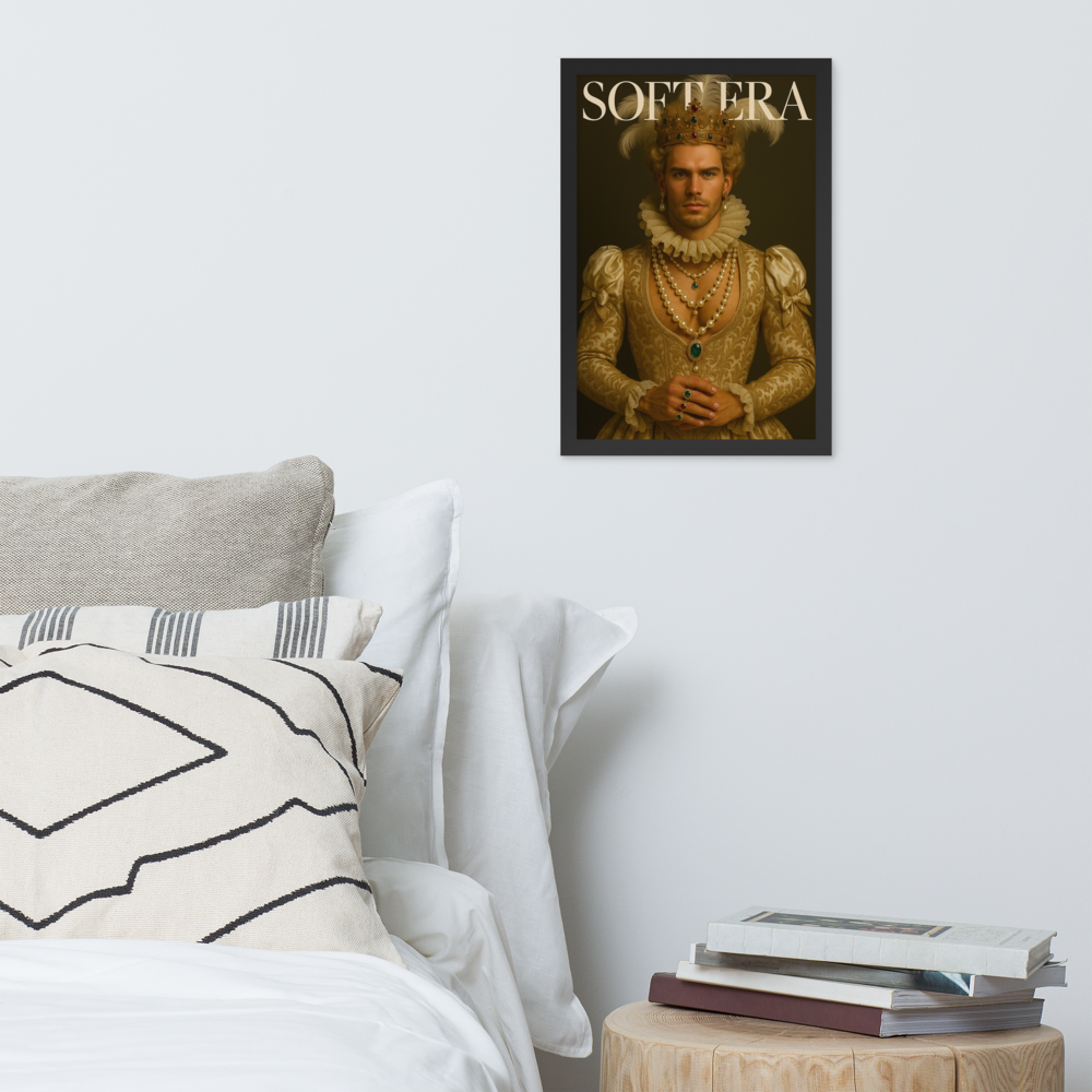 Framed photo paper poster