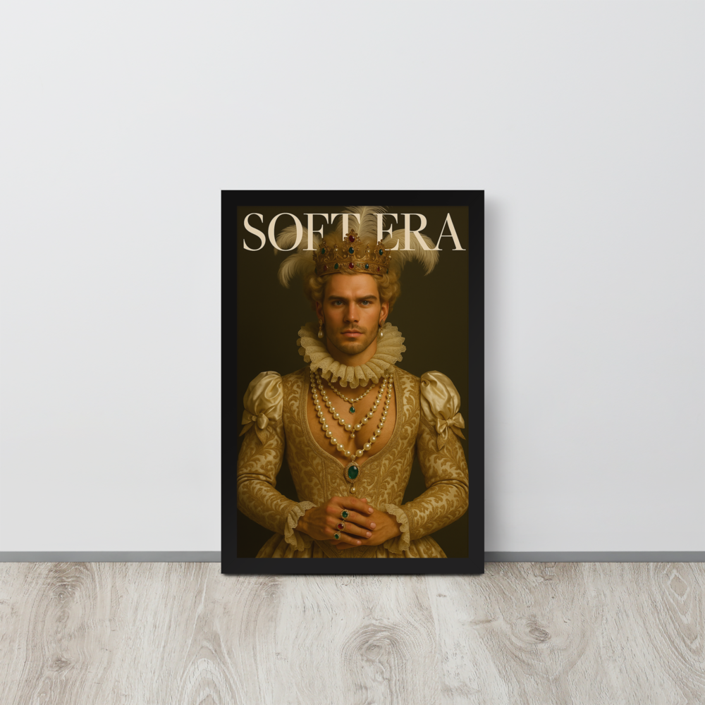 Framed photo paper poster