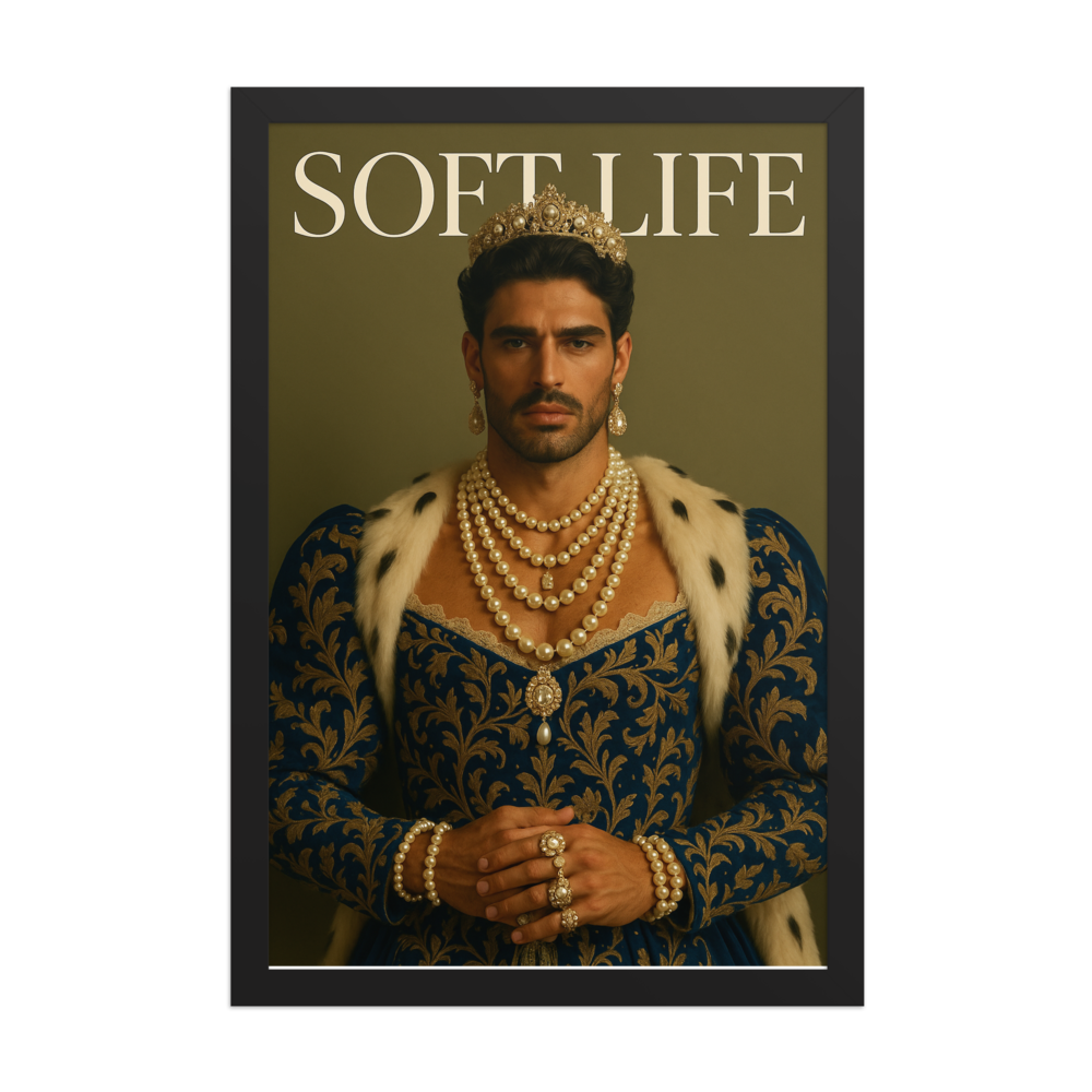 Framed photo paper poster