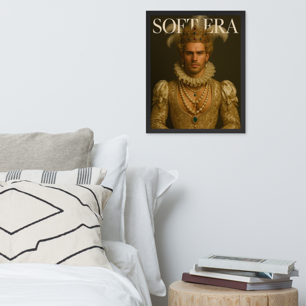 Framed photo paper poster