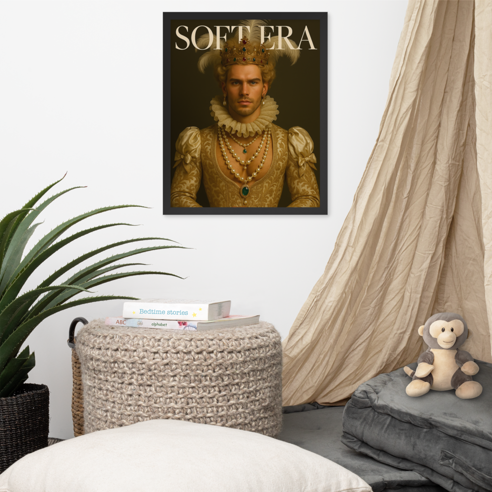 Framed photo paper poster