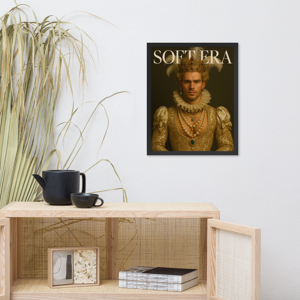 Framed photo paper poster