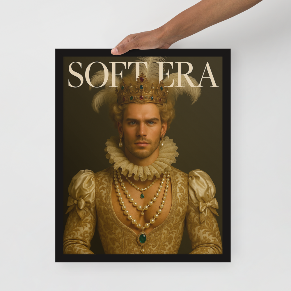 Framed photo paper poster