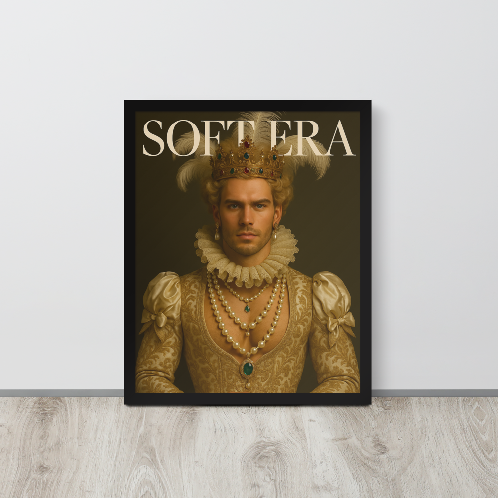 Framed photo paper poster