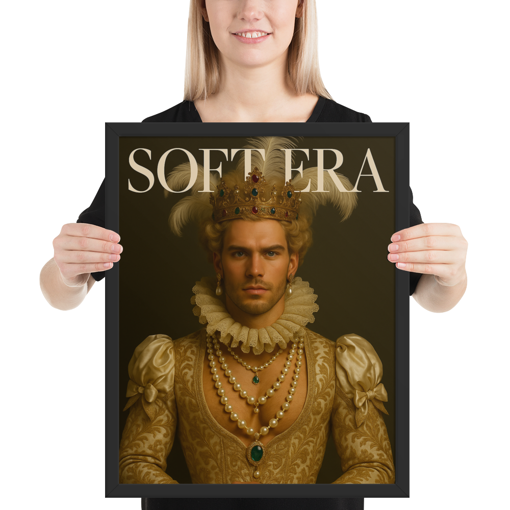 Framed photo paper poster