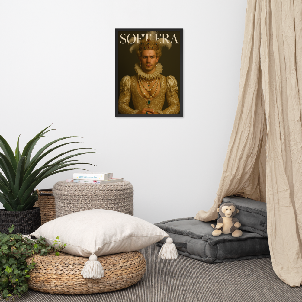 Framed photo paper poster