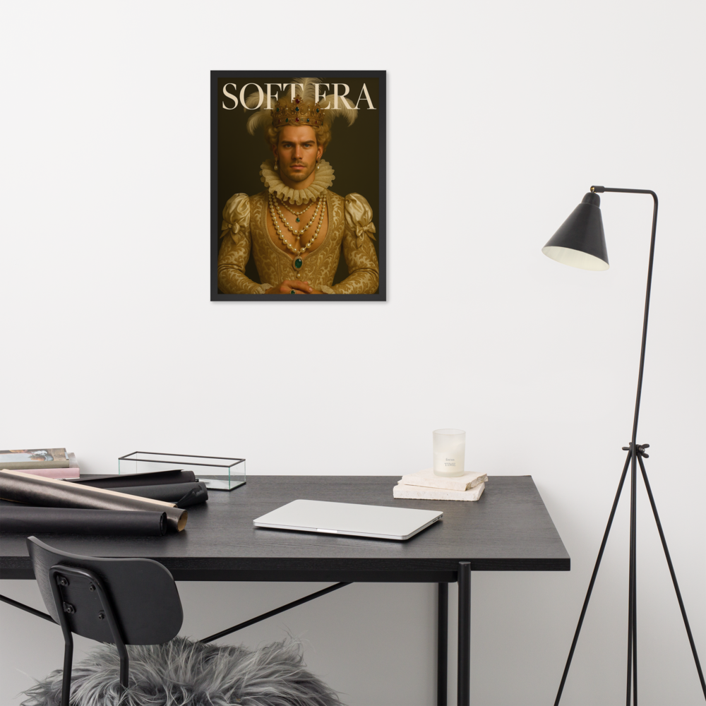 Framed photo paper poster