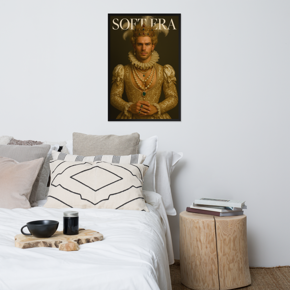 Framed photo paper poster