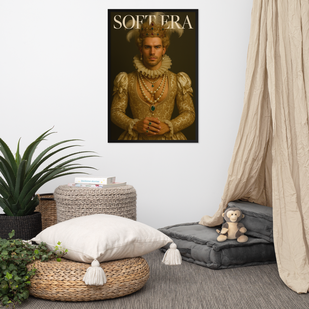 Framed photo paper poster