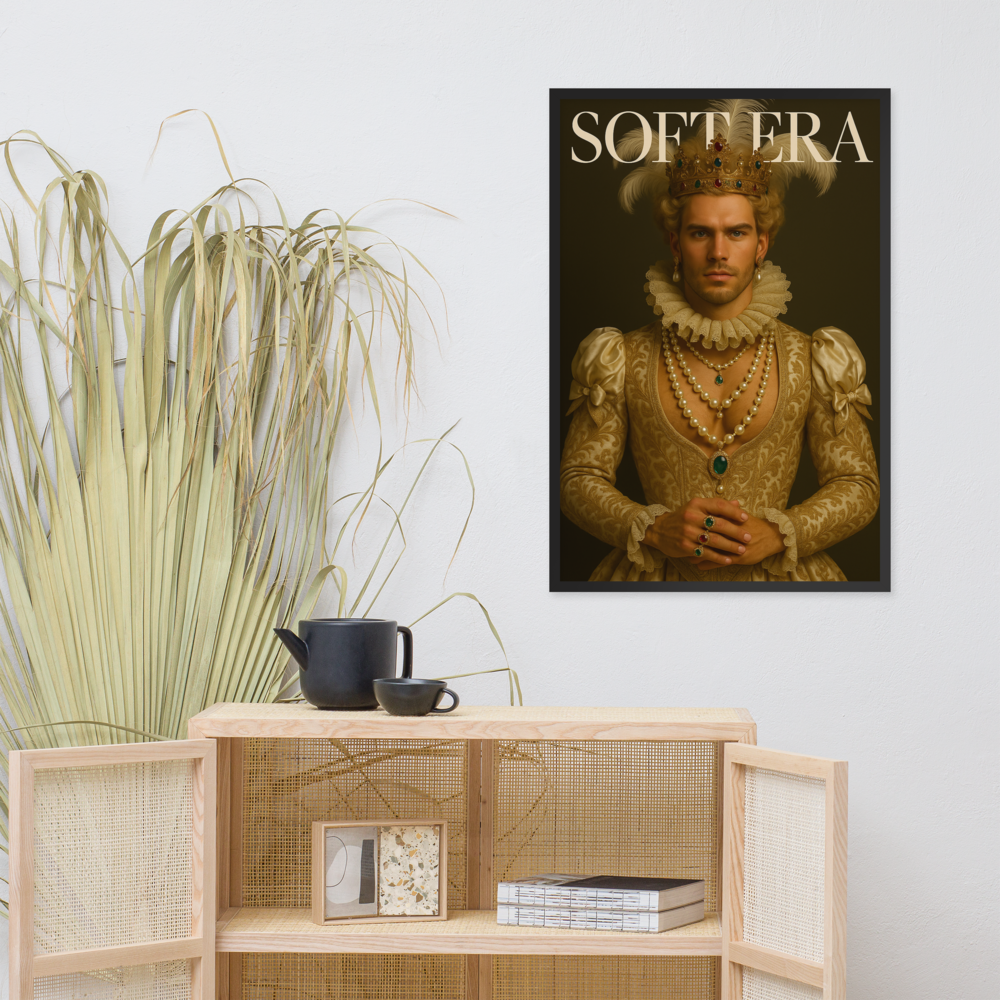 Framed photo paper poster