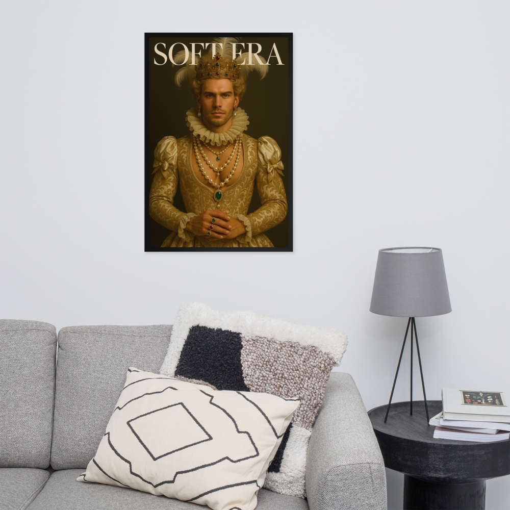 Framed photo paper poster