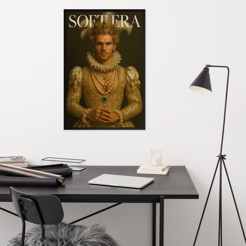 Framed photo paper poster